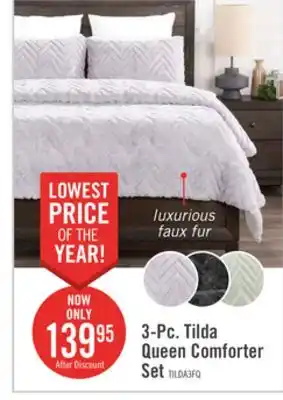 The Brick Tilda 3-piece full/queen comforter set offer