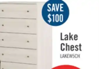 The Brick Lake chest - white offer