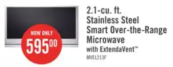The Brick Lg 2.1 cu. ft. smart over-the-range microwave with extendavent - mvel2137f offer