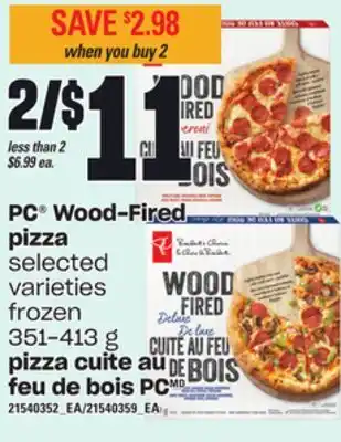 Independent City Market Pizza cuite au feu de bois pc offer