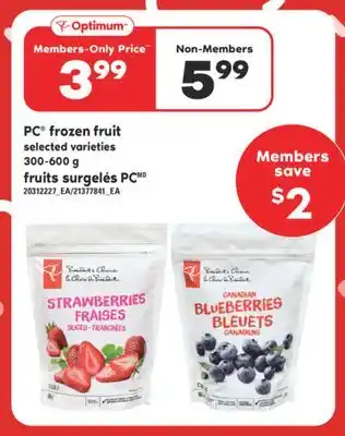 Valu-mart Fruits surgelés pc, 300-600 g offer