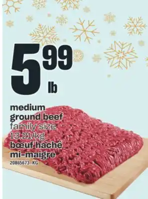 Valu-mart Bœuf haché mi-maigre offer