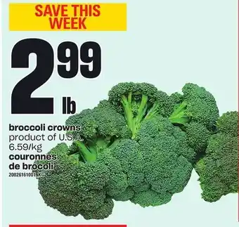Independent City Market Couronnes de brocoli offer