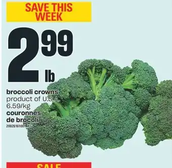 Valu-mart Couronnes de brocoli offer
