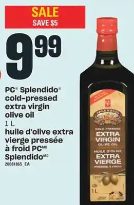 Valu-mart Huile d'olive extra vierge pressée à froid pc splendido , 1 l offer