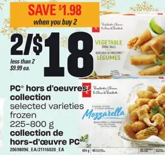 Independent City Market Collection de hors-d'œuvre pc, 225-800 g offer