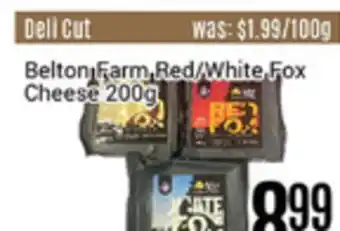 Nations Fresh Foods Belton farm red/white fox cheese offer