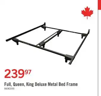 The Brick Balance 2000 deluxe full/queen/king bed frame offer