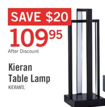 The Brick Kieran table lamp offer