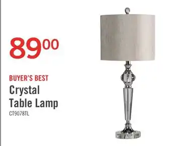 The Brick Crystal table lamp offer