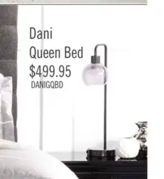 The Brick Dani queen platform bed offer