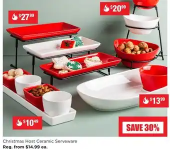 Kitchen Stuff Plus Christmas host ceramic serveware offer
