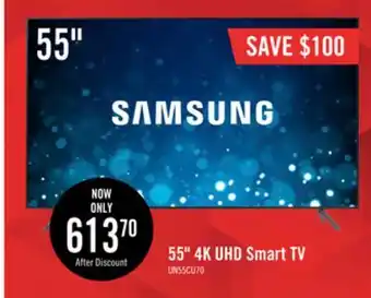 The Brick Samsung 55 cu7000 4k crystal uhd tv offer