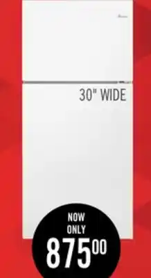 The Brick Amana 18 cu. ft. top-freezer refrigerator art318ffdw offer