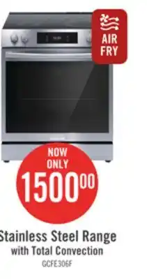The Brick Frigidaire gallery 6.2 cu. ft. electric range with total convection - gcfe306cbf offer