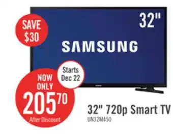 The Brick Samsung 32 720p hd m4500b series 4 smart television offer