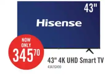 The Brick Hisense 43 a7gv series 4k uhd vidaa smart tv - 43a7gv offer