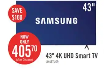 The Brick Samsung 43 tu690t 4k crystal uhd smart tv offer