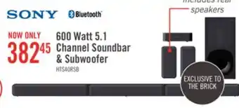 The Brick Sony 5.1-channel 600 w home cinema package - 4a5573 offer