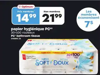 Provigo Papier hygiénique pc, 30=100 rouleaux offer