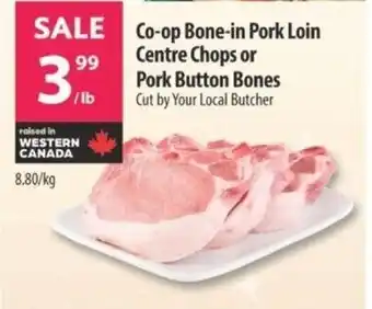 Co-op Co-op Bone-in Pork Loin Centre Chops or Pork Button Bones offer