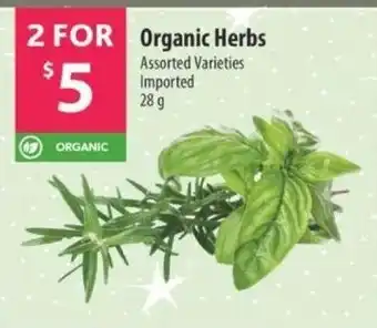 Co-op Organic Herbs offer