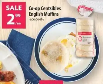 Co-op Co-op Centsibles English Muffins Package of 6 offer