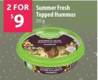 Co-op Summer Fresh Topped Hummus 255g offer