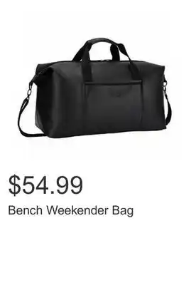 Costco Bench weekender bag offer
