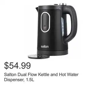 Costco Salton dual flow kettle and hot water dispenser, 1.5l offer