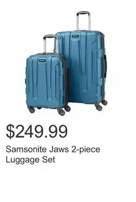 Costco Samsonite jaws 2-piece luggage set offer