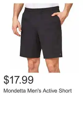 Costco Mondetta men's active short offer