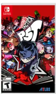 GameStop Nintendo switch persona 5 tactica offer