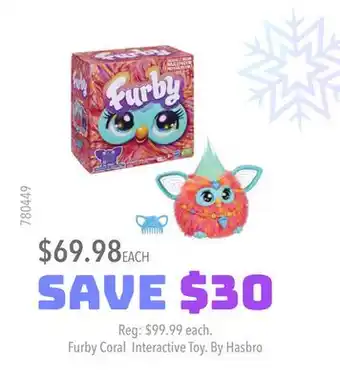 GameStop Furby coral interactive toy offer