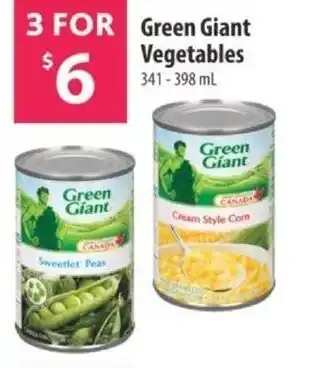 Co-op Green Giant Vegetables offer