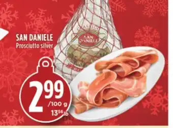 Marché Adonis San daniele prosciutto silver offer