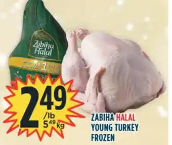 Marché Adonis Young turkey frozen offer