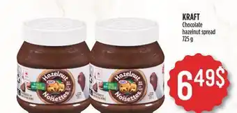 Marché Adonis Kraft chocolate hazelnut spread offer
