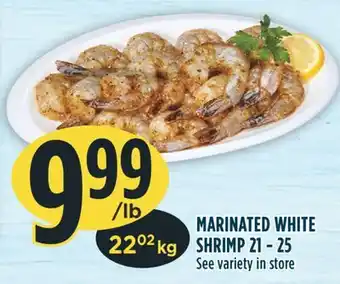 Marché Adonis Marinated white shrimp 21 - 25 offer