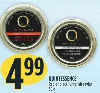Marché Adonis Quintessence red or black lumpfish caviar offer