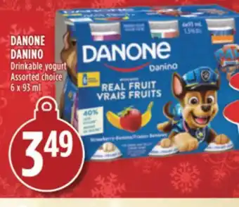 Marché Adonis Danone danino drinkable yogurt offer