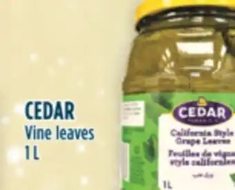 Marché Adonis Cedar vine leaves offer