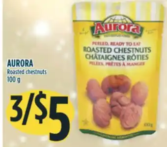 Marché Adonis Aurora roasted chestnuts offer