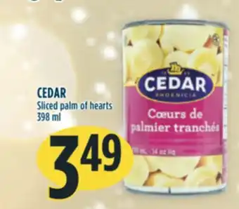 Marché Adonis Cedar sliced palm of hearts offer