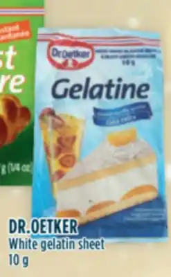 Marché Adonis Dr.oetker white gelatin sheet offer