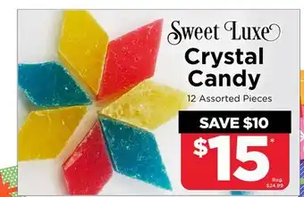 Showcase Sweet luxe crystal candy offer