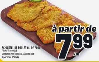 Metro Schnitzel de poulet ou de porc | chicken or pork schnitzel offer