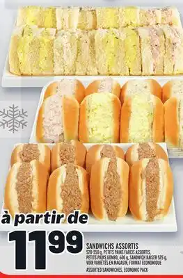 Metro Sandwichs assortis | assorted sandwiches offer