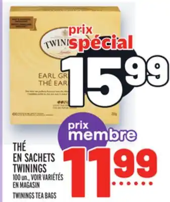 Metro Thé en sachets twinings | twinings tea bags offer