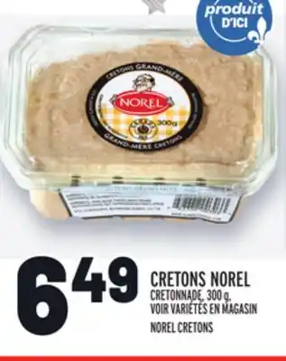 Metro Cretons norel | norel cretons offer